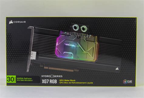 Corsair Hydro X Series Xg7 Rgb 30 Series Reference Gpu Water Block Review Packaging