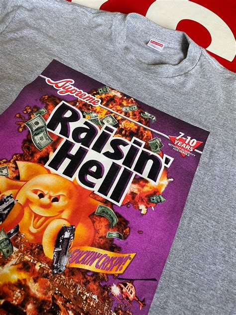 Supreme Supreme “raisin Hell” Tee 2006 Grailed