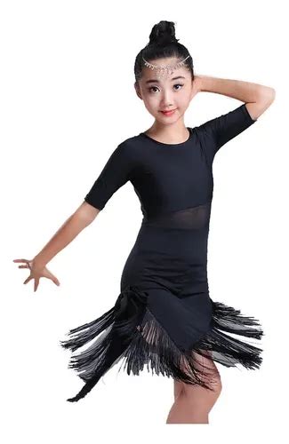 Vestido Dan A Latina Para Meninas Saia Salsa E Tango Mercadolivre