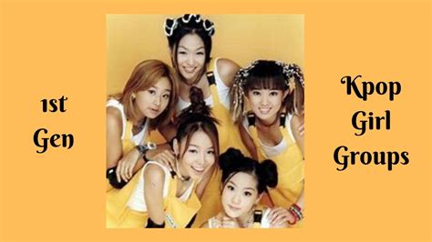 The Evolution Of Kpop First Generation Kpop Girl Groups 1997 1999