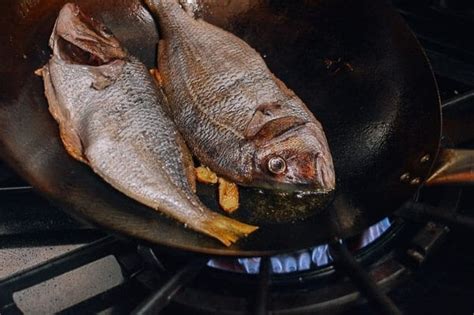 Pan Fried Fish Chinese Whole Fish Recipe The Woks Of Life