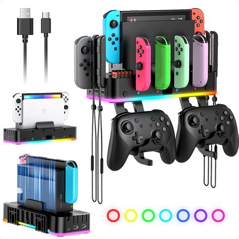 Rgb Switch Wall Mount With Controller Charger Switch Holder For