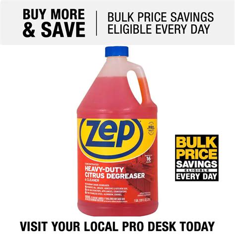 Zep 1 Gallon Heavy Duty Citrus Degreaser 744110842142 Ebay