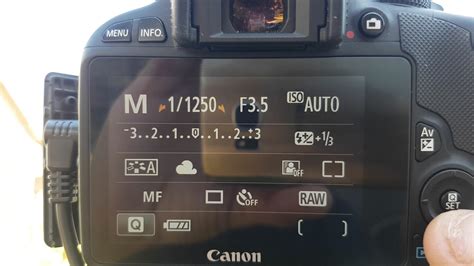 Settings For Basic Canon Dslr In Manual Mode Youtube