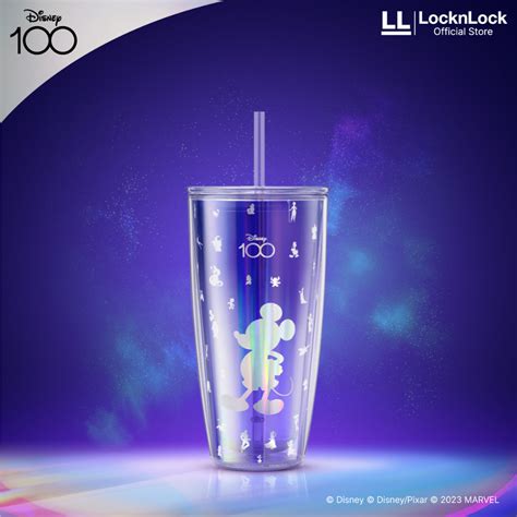 Jual WL20RH LocknLock Double Wall Cold Cup Disney100 Edition 750ML