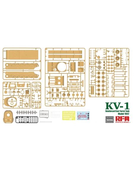 KV 1 Reinforced Cast Turret Tank Model 1942 With Workable Track Links