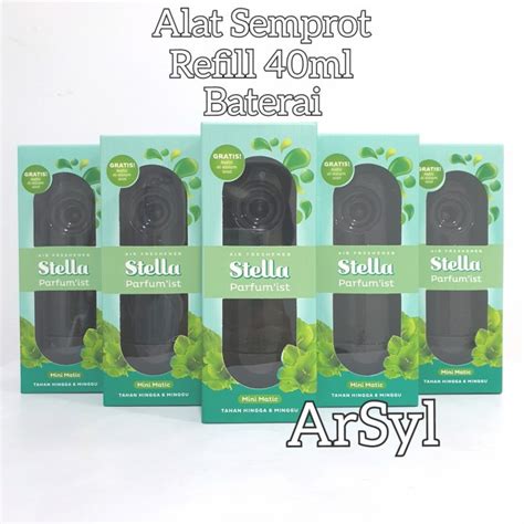 Jual Stella Mini Matic Alat Pengharum Ruangan Otomatis Green Fantasy