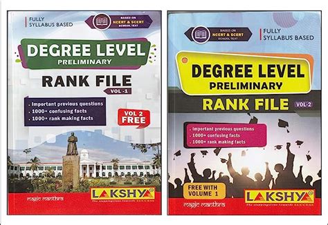 Lakshya Degree Level Preliminary Rank File Vol And Vol For