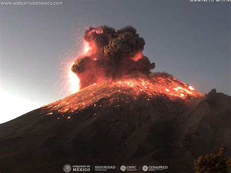 Vulcão A 85 Quilômetros Da Cidade Do México Entra Em Erupção Veja