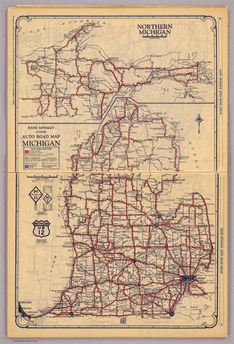 Historic Michigan Road Maps