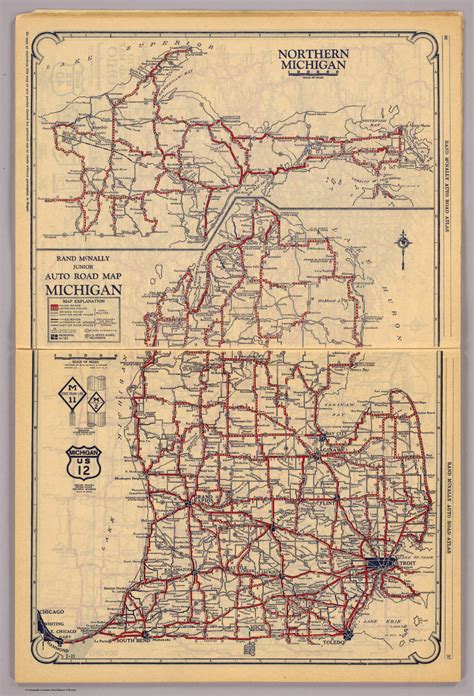 Michigan David Rumsey Historical Map Collection