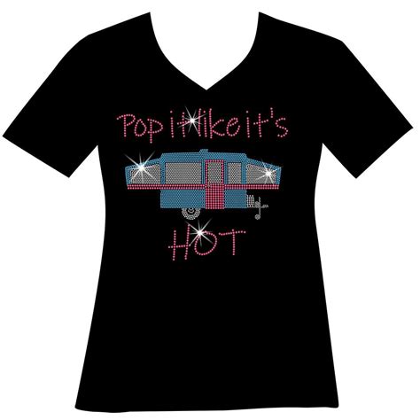 Pop It Like It S Hot Pop Up Camper Rhinestone Mega Bling Etsy