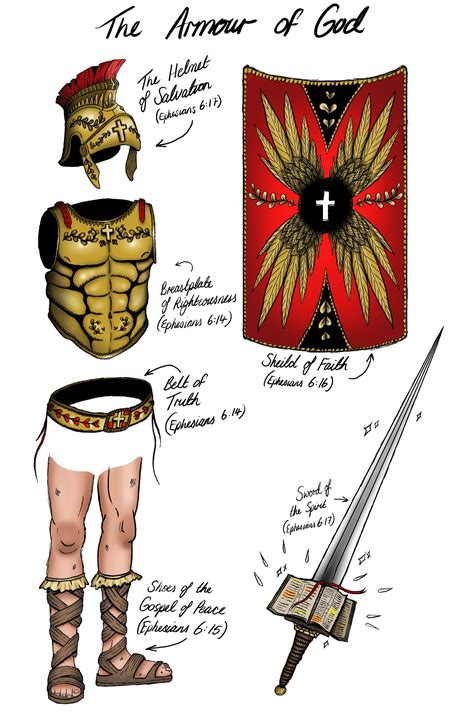 Artstation The Armour Of God Based Of The Book Of Ephesians Chapter 6