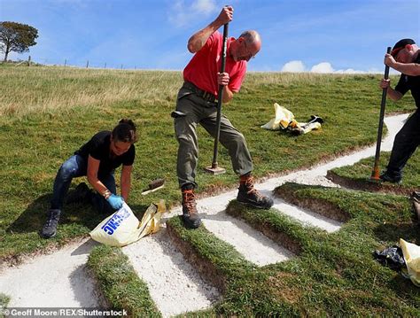 Scientists Try To Find The Age Of Cerne Abbas Chalk Giant In Dorset