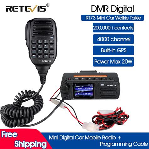 Ham Car Two Way Radio Transceiver Autoradio Dmr