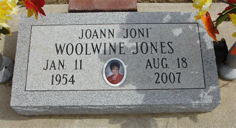 Joann Joni Woolwine Jones 1954 2007 Find A Grave Memorial