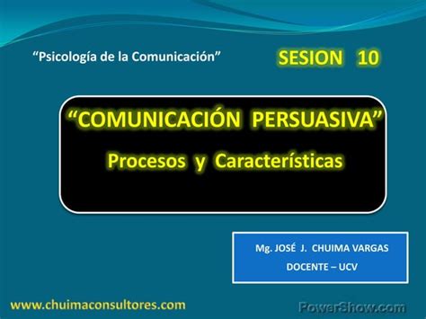 Comunicacion Persuasiva Ppt