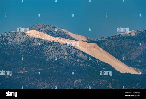 Marble Quarries In The Mountains In Turkey Stock Photo Alamy