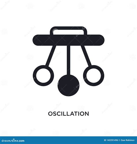 Oscillation Isolated Icon Simple Element Illustration From Science