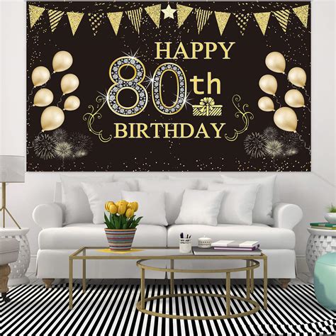 Buy Famoby X Ft Happy Th Birthday Backdrop Background Banner