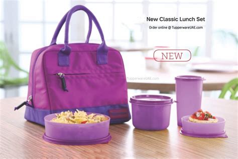 Tupperware New Classic Lunch Set