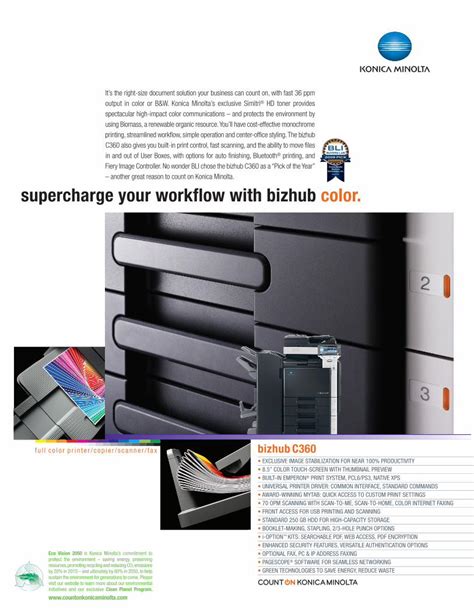 PDF Supercharge Your Workflow With Bizhub Color DOKUMEN TIPS