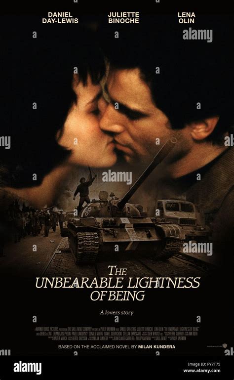 Original film title: THE UNBEARABLE LIGHTNESS OF BEING. English title: THE UNBEARABLE LIGHTNESS ...