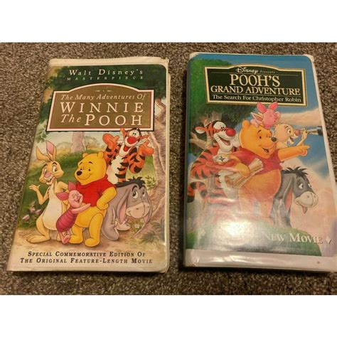 The Many Adventures Of Winnie The Pooh 1996 Vhs