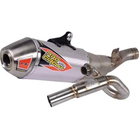 Pro Circuit T 6 Exhaust System Stainless Steel Kawasaki 2024 Kx450f