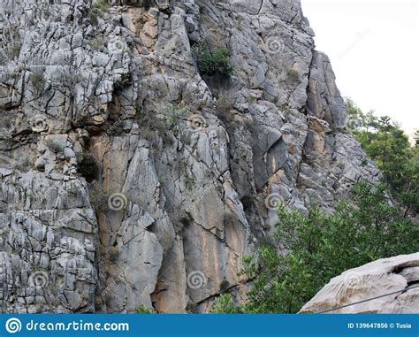 Antalya Goynuk Canyon Beautiful Mountain With Trees In National