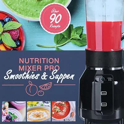 NUTRITION MIXER PRO Rezeptbuch Gesundheit und Ernährung 130 Seiten - QVC.de