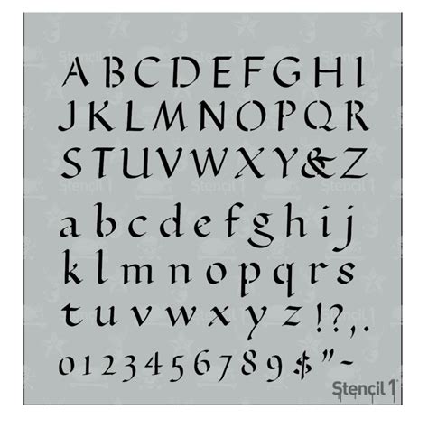 Letter Stencils