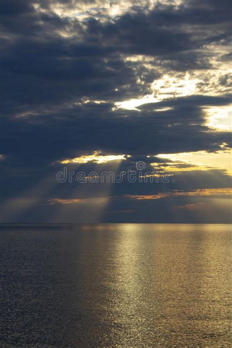 Sunset On The Sea Of Azov Stock Image Image Of Territory