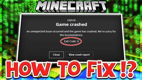 Exit Code Minecraft Ways To Fix It Youtube