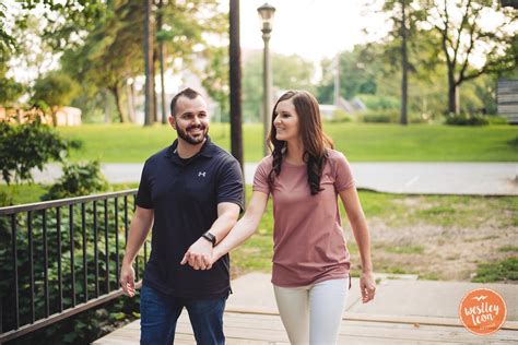 South Bend Engagement At Leeper Park With Becky And Zach Westley Leon