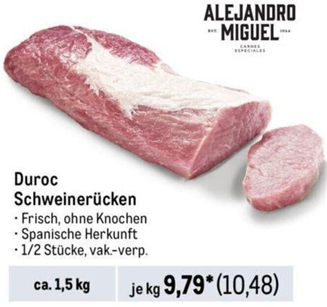 ALEJANDRO MIGUEL Duroc Schweinerücken ca 1 5 kg Angebot bei METRO