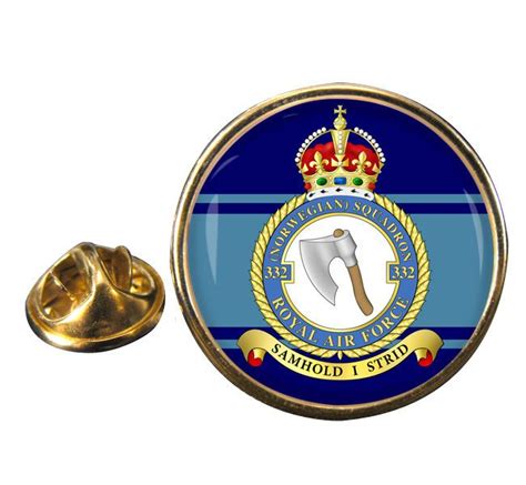 No 332 Norwegian Squadron Royal Air Force Raf ® Lapel Pin Badge T Ebay Collectibles