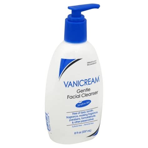 Vanicream Facial Cleanser Gentle For Sensitive Skin 8 Oz Instacart