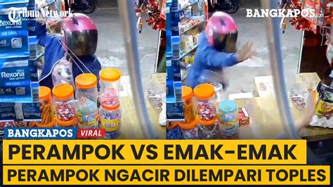 Viral Video Perampok Vs Emak Emak Di Makassar Perampok Ngacir