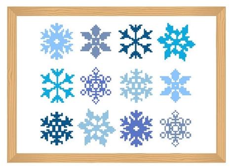 snowflake cross stitch pattern snowflake simple cross