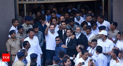 Rahul Gandhi Files Appeal In Surat Court 3 CMs Arrived At The Sessions