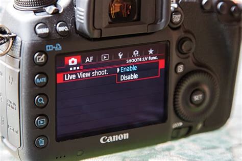 Using Live View On Your Canon Dslr Amateur Photographer