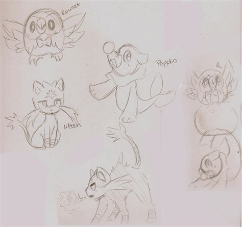 .:FA:. Gen 7 starters by Freeze-pop88 on DeviantArt