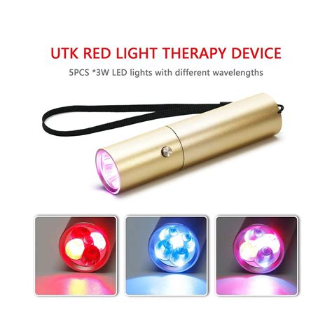 Utk Red Light Therapy Device With 5 Wavelengths 470 630 660 850 940nm Led I Ebay