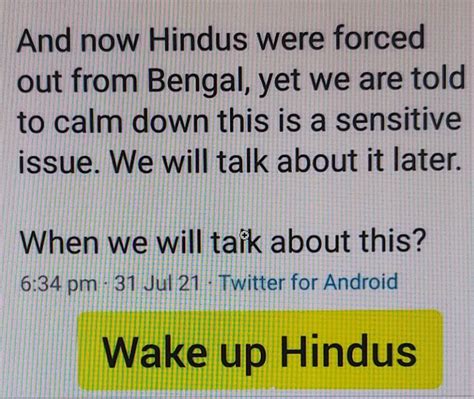 Victim Of Genocide On Twitter Hindus Are Being Killed In Kashmir On A