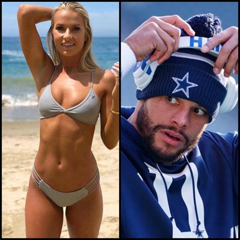 While Negotiating His New Deal With Cowboys Dak Prescott Has Started Dating A New Ig Model Pics