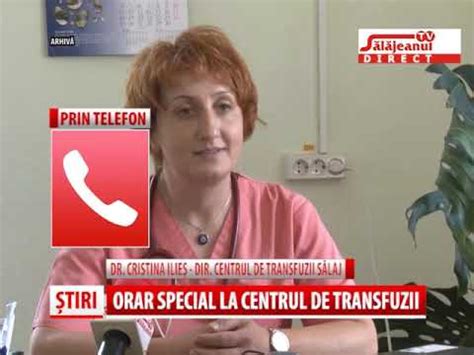 ORAR SPECIAL LA CENTRUL DE TRANSFUZII YouTube