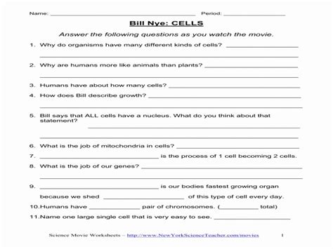 50 Bill Nye Magnetism Worksheet Answers