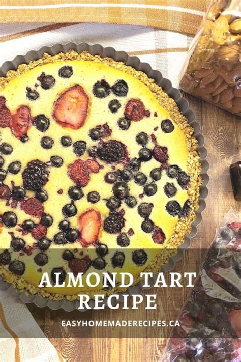 Almond Tart Recipe Paleo Gluten Free