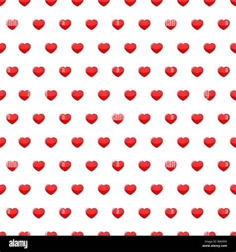 Red Hearts Seamless Pattern Background Vector Stock Vector Image Art